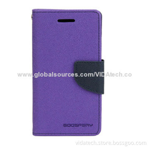 Leather Case with Card Slot and Holder for Samsung Galaxy ACE3/S7272/S7270